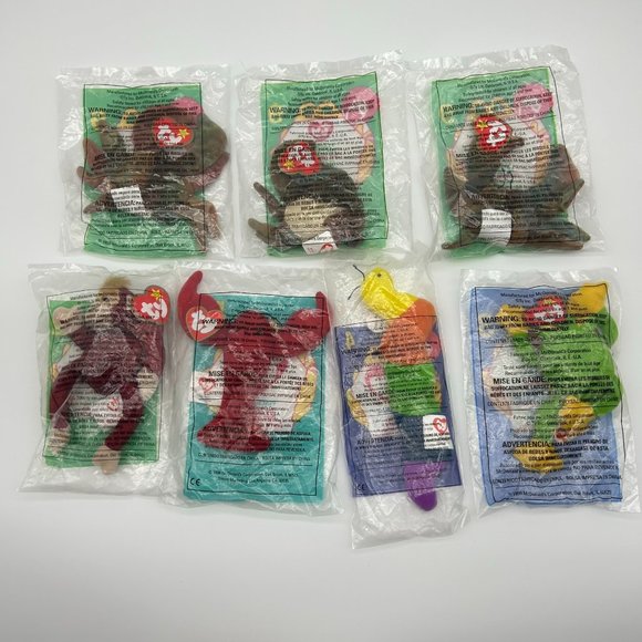 Vintage McDonalds Happy Meal Beanie Babies Sealed - Picture 2 of 7
